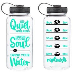 NWT Water Bottle and Water Trackers